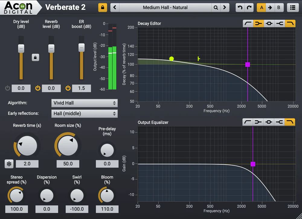 Acon Verberate 2 Convolution Reverb – Professional Audio Software & Plugin