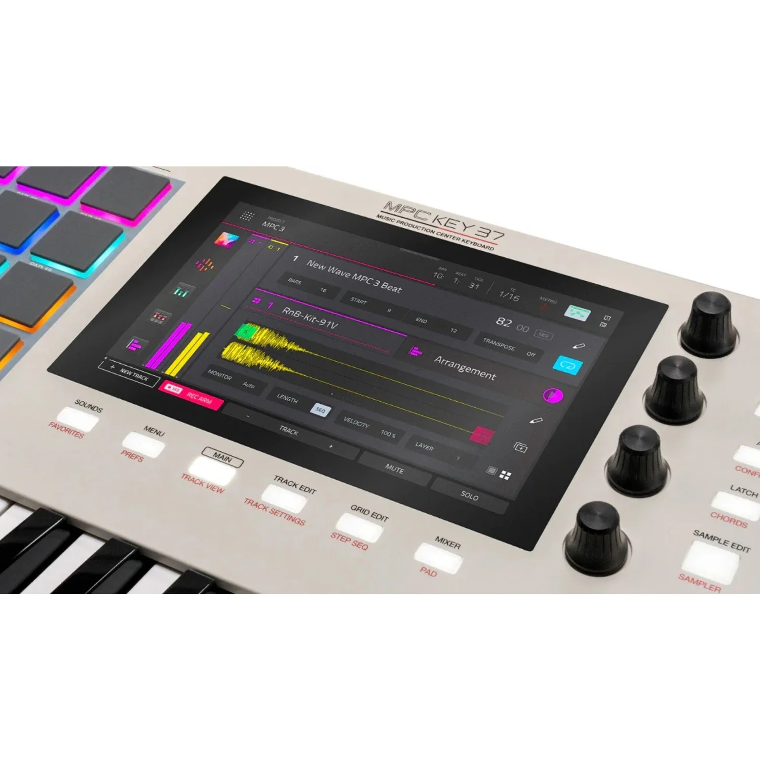 Akai MPC Key 37 Generation 2 Standalone MPC Production Keyboard Synthesizers - Image 4