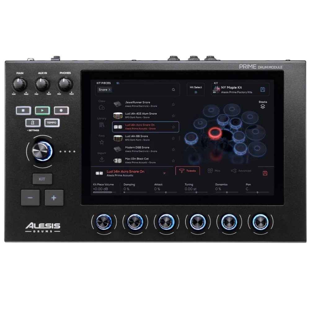 Alesis Strata Prime Ten-Piece Electronic Drum Kit with Touch Screen Drum Module - Image 2