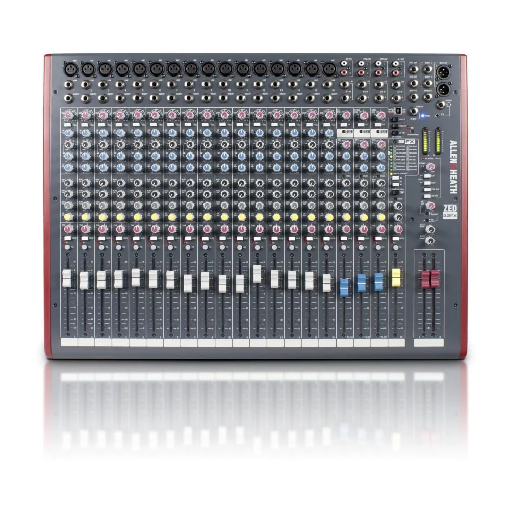 Allen & Heath ZED-22FX 16 Mic/Line Inputs Multipurpose Mixer with FX - Image 3