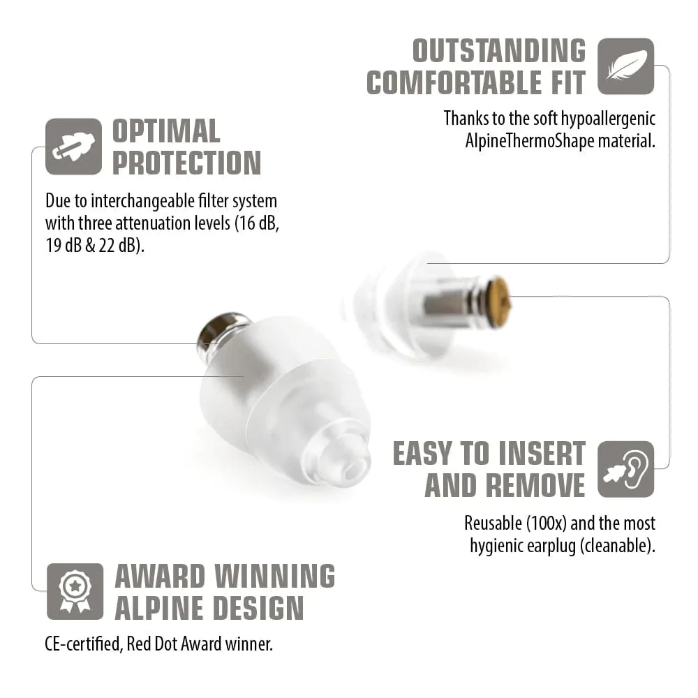 Alpine Hearing Protection MusicSafe Pro High Fidelity Music Filter Earplugs - Image 3