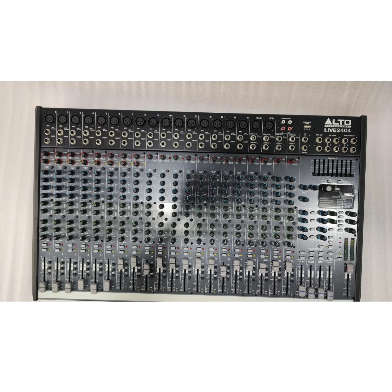 Alto Live 2404 Professional 24-Channel/4-Bus Mixer - Open Box - Image 4