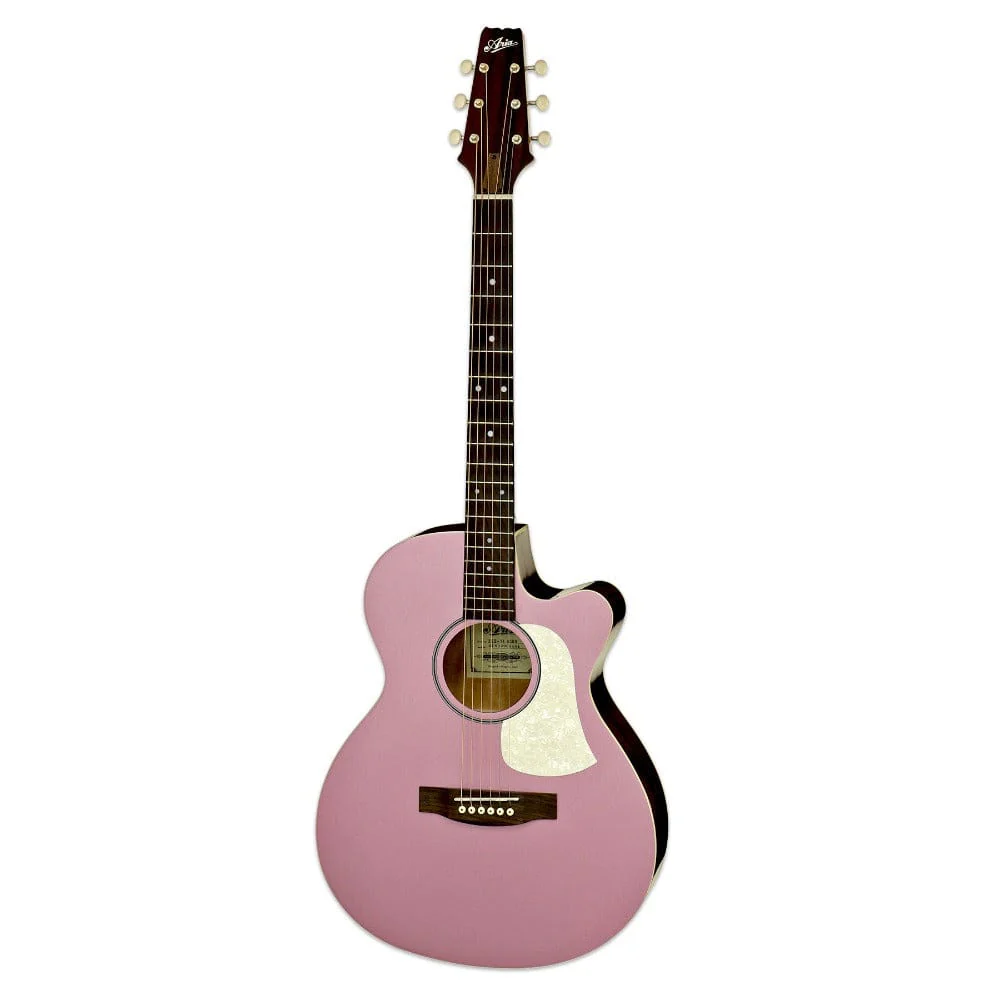 Aria FET-R1 6 String Electro Acoustic Guitar - Image 4