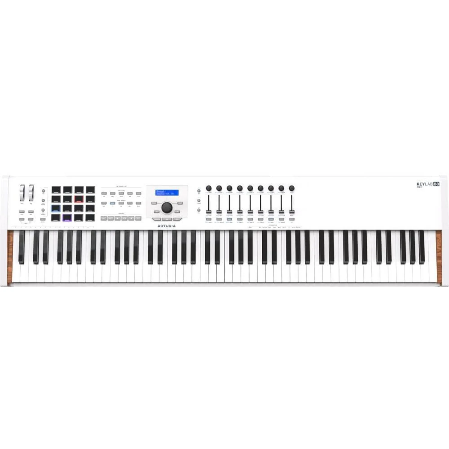 Arturia Keylab 88 MKII Controller Supreme Midi Keyboard with VC9 Software Bundle - White
