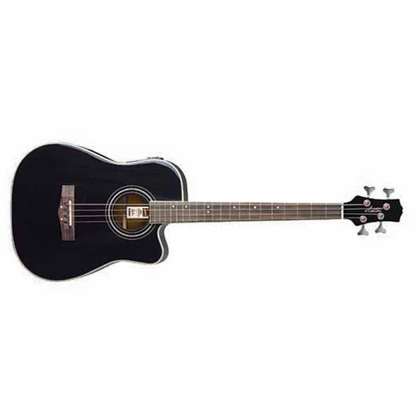 Ashton ACB100CEQBK Acoustic Bass Guitar - Black