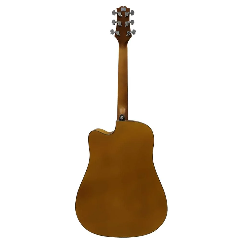 Ashton D20C NTM Dreadnought Cutaway Acoustic Guitar - Natural Matte - Image 10