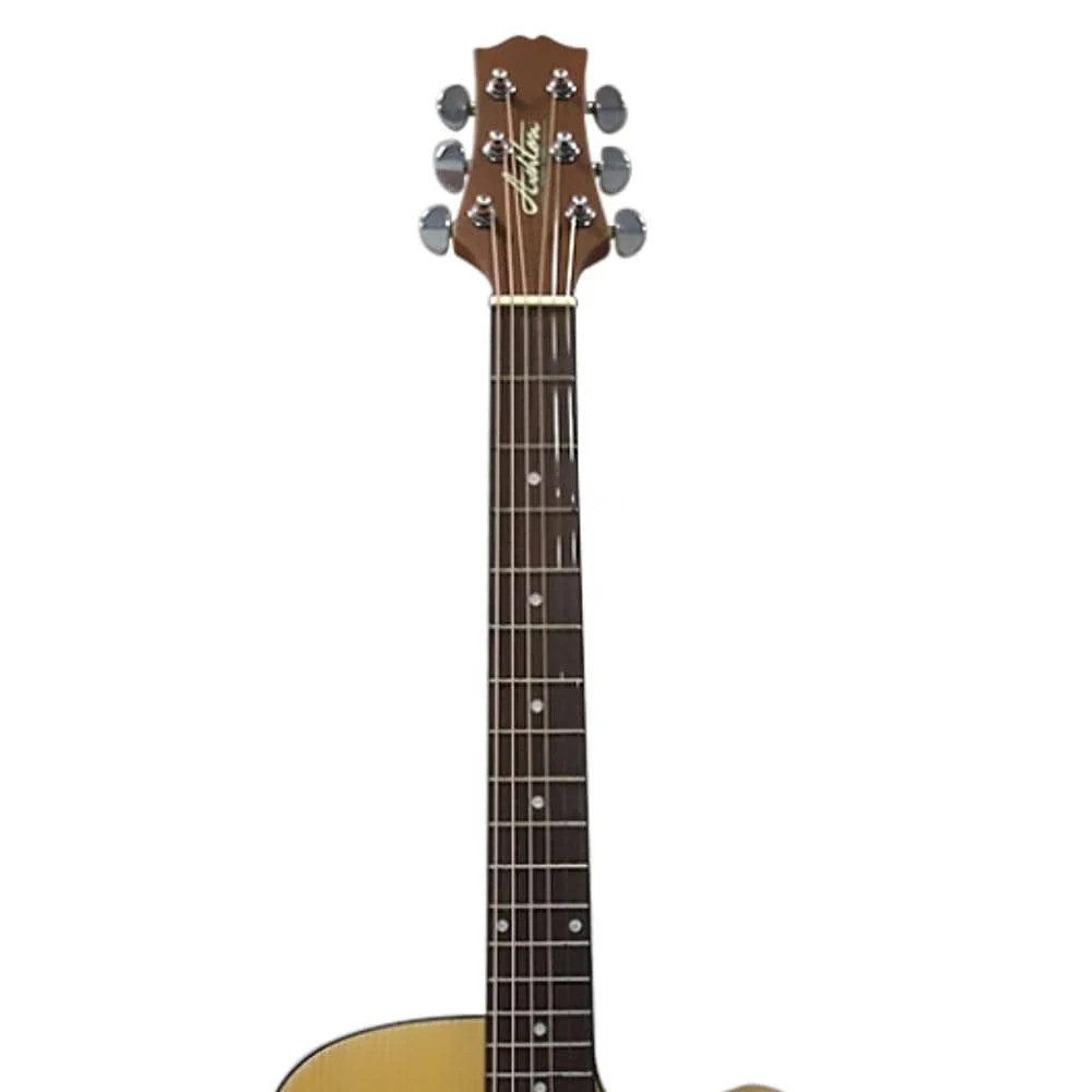 Ashton D20C NTM Dreadnought Cutaway Acoustic Guitar - Natural Matte - Image 13