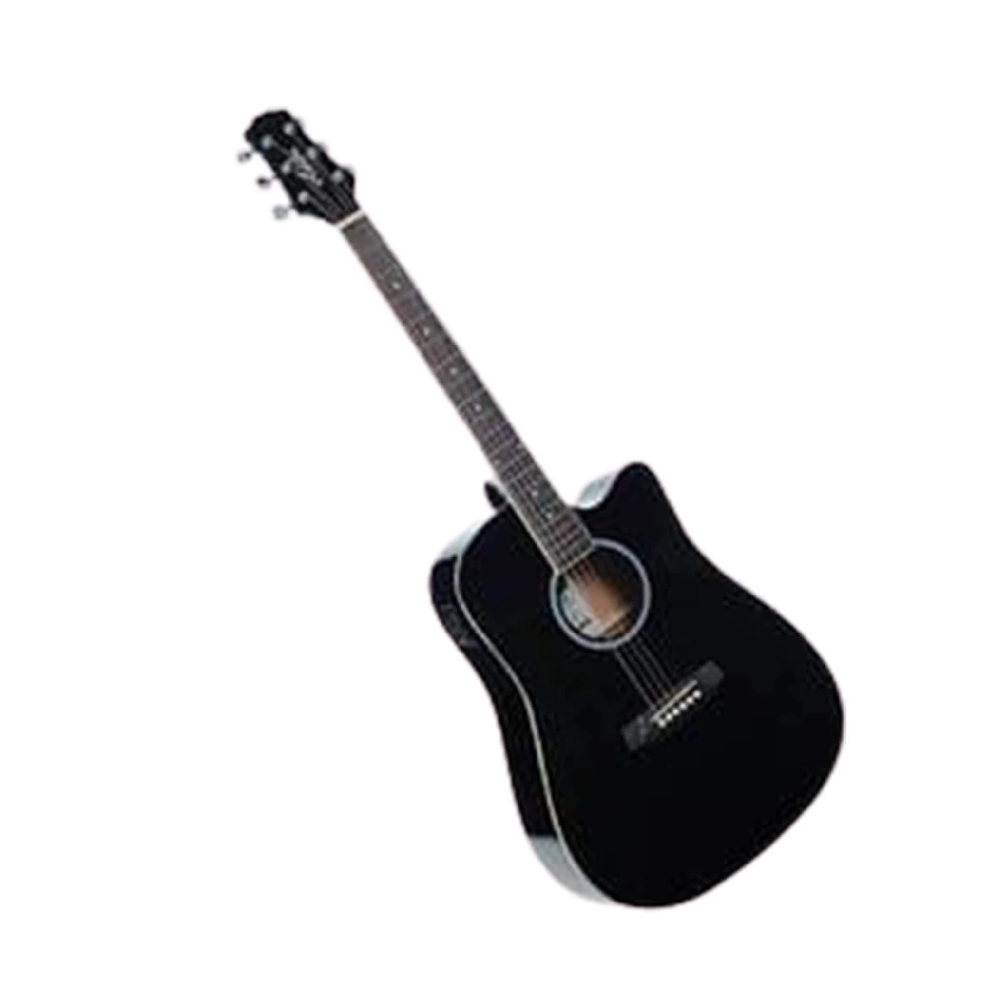 Ashton D20CEQ Dreadnought 41-Inch Cutaway Electro-Acoustic Guitar With Gigbag, Picks, Strap, Cloth, Cable & Ebook - Image 10
