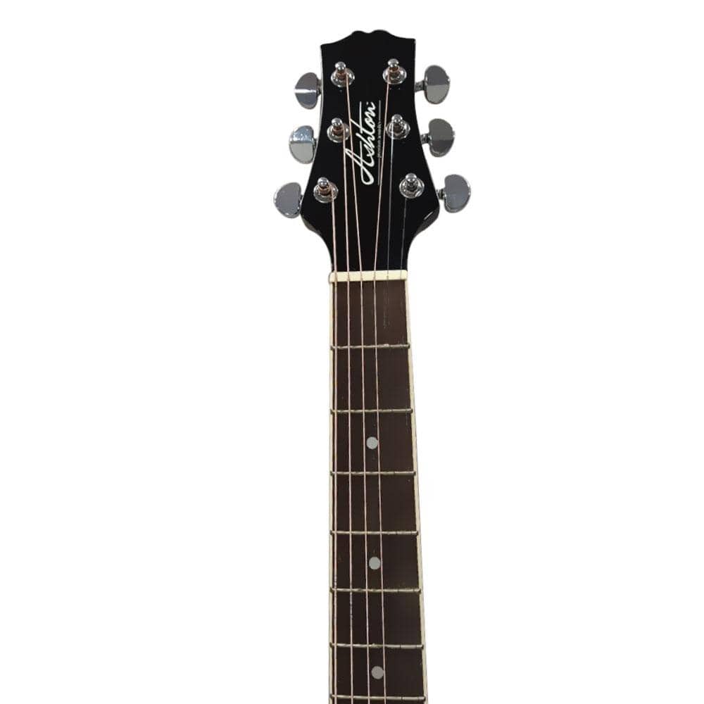 Ashton D20CEQ Dreadnought 41-Inch Cutaway Electro-Acoustic Guitar With Gigbag, Picks, Strap, Cloth, Cable & Ebook - Image 12