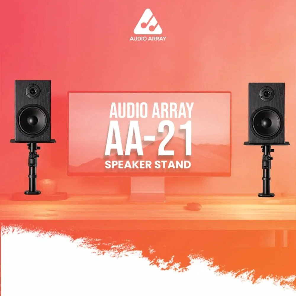 Audio Array AA-21 Desktop Mount Speaker Stands - Image 2