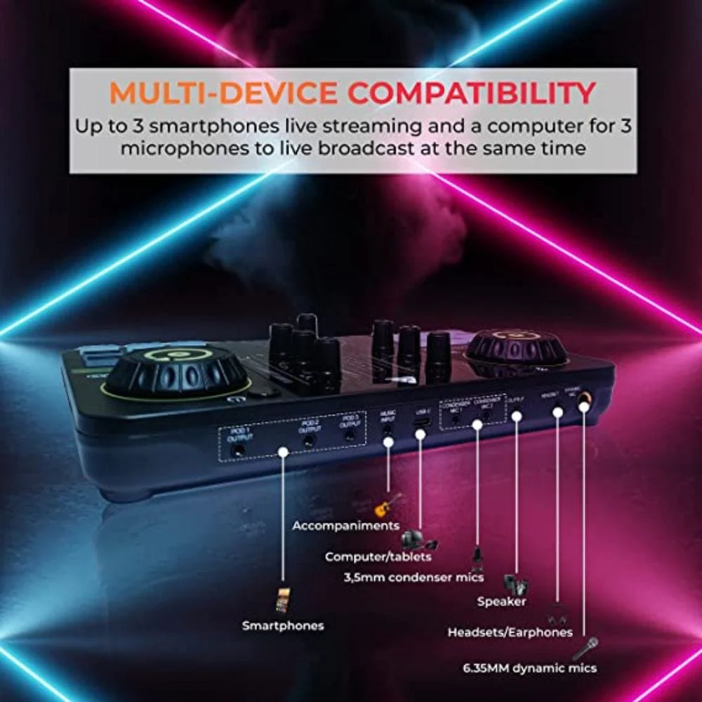 Audio Array AI-03 Audio Interface Streaming Console with Bluetooth - Image 4
