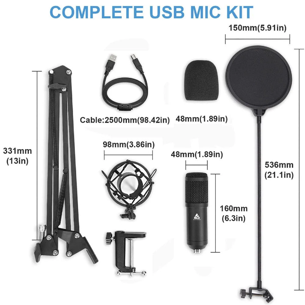 Audio Array AM-C1 USB Condenser Microphone Kit - Image 3