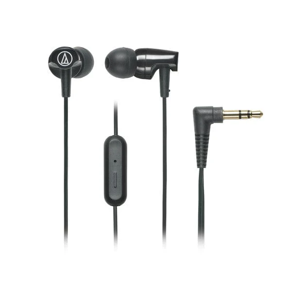 Audio-Technica ATH-CLR100IS SonicFuel In-ear Headphones with In-line Mic & Control