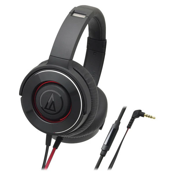Audio-Technica ATH-WS550IS Solid Bass over ear Headphones with smartphone control