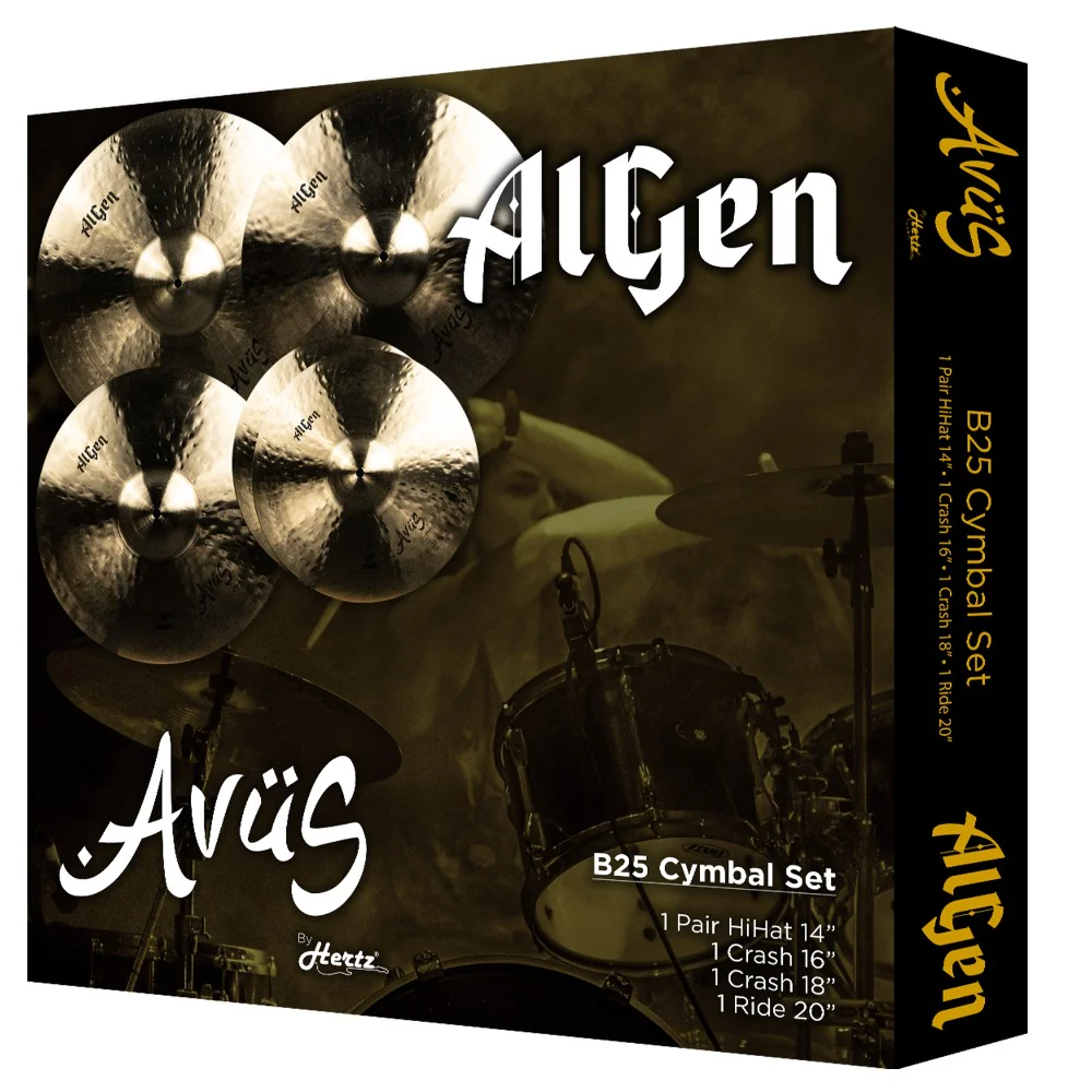 Avus Algen-05 5 Piece B25 Cymbal Pack - Image 6