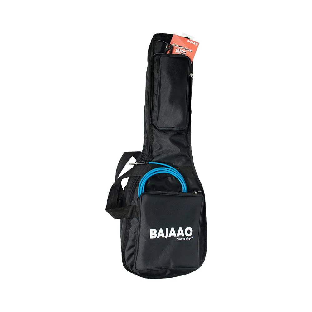 Bajaao Dual Electric Guitar Gig Bag with 12mm Padding for 2 Electric Guitars - Image 5