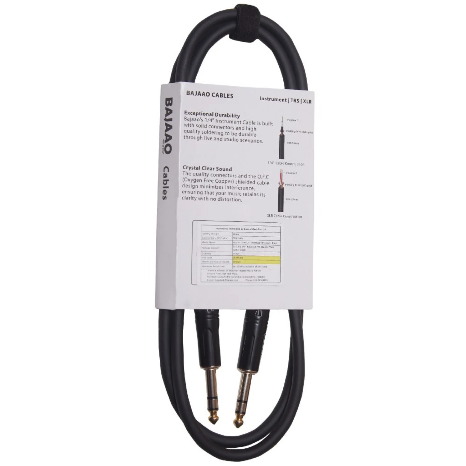 Bajaao TRS to TRS Balanced Cable - Image 7