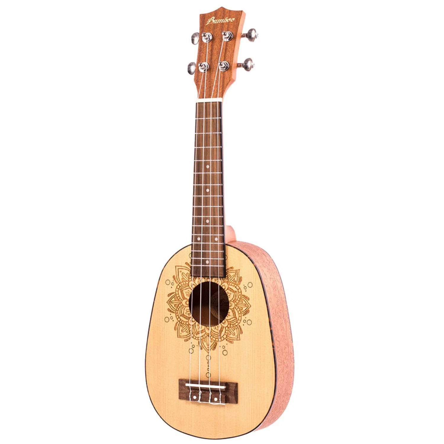 Bamboo New Generation Earth Line Series Soprano Ukulele with Gig Bag - Image 3