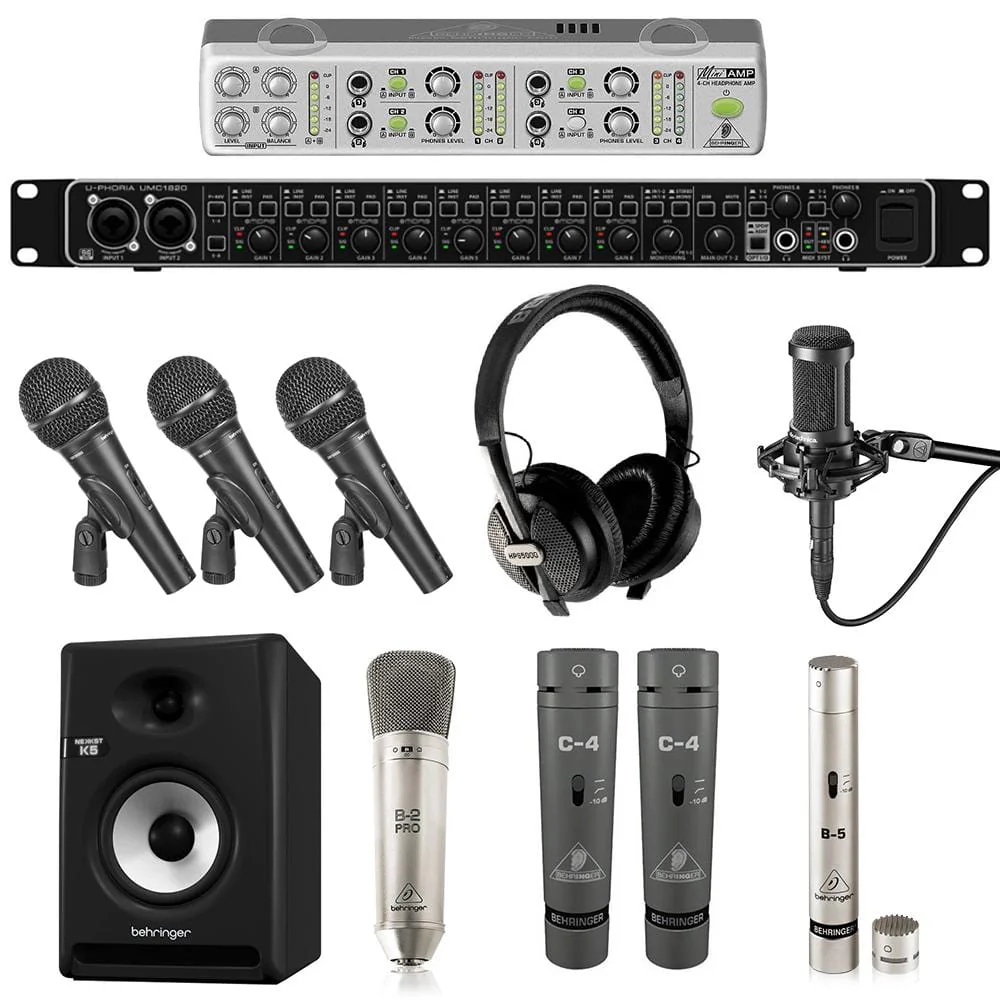 Behringer Advance Budget Recording Studio 1 Bundle