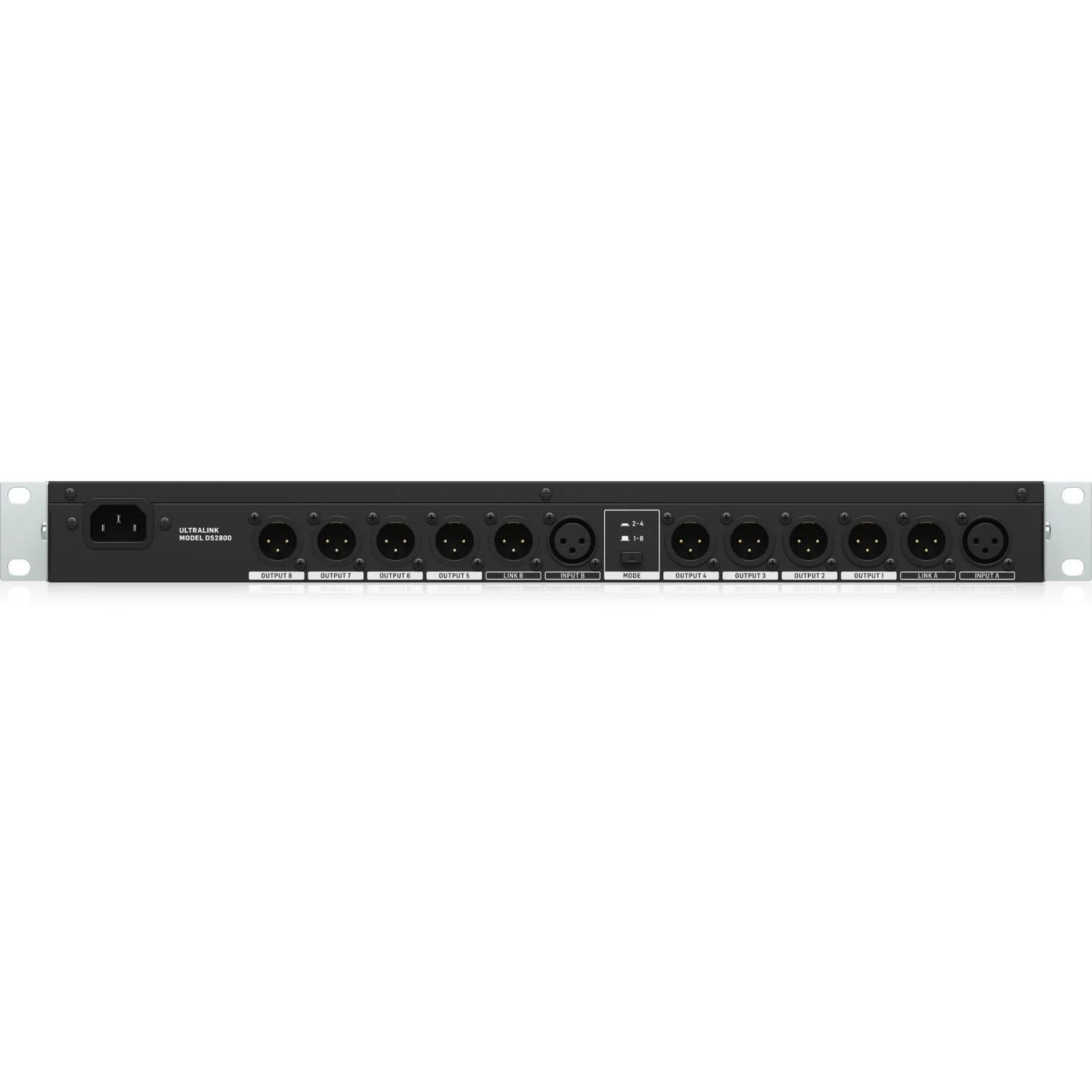 Behringer DS2800 Professional 2-Input 8-Output Distribution Splitter - Image 4