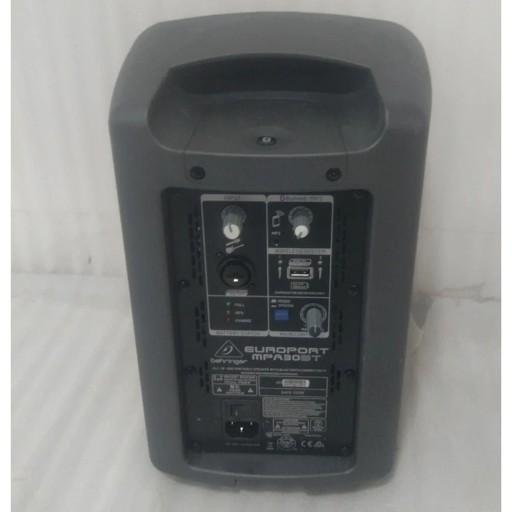 Behringer Europort MPA30BT Portable 30-Watt Speaker with Bluetooth - Open Box B Stock - Image 11