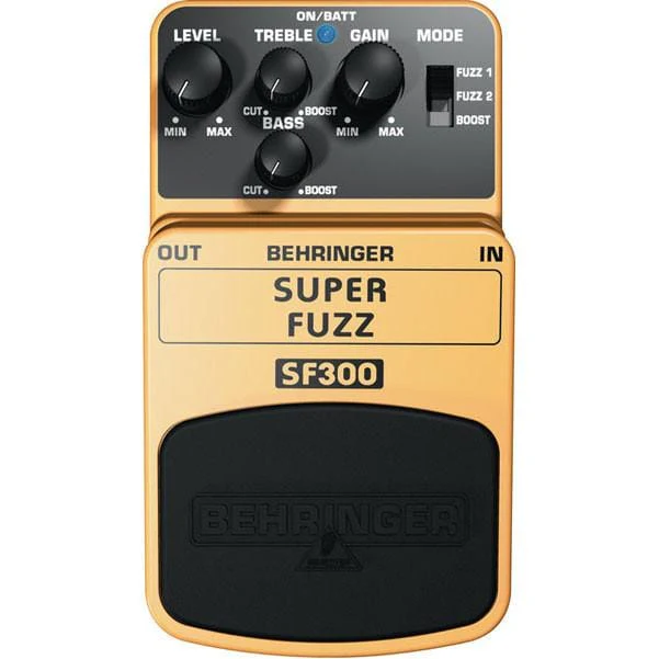 Behringer SF300 Super Fuzz Guitar Effects Pedal