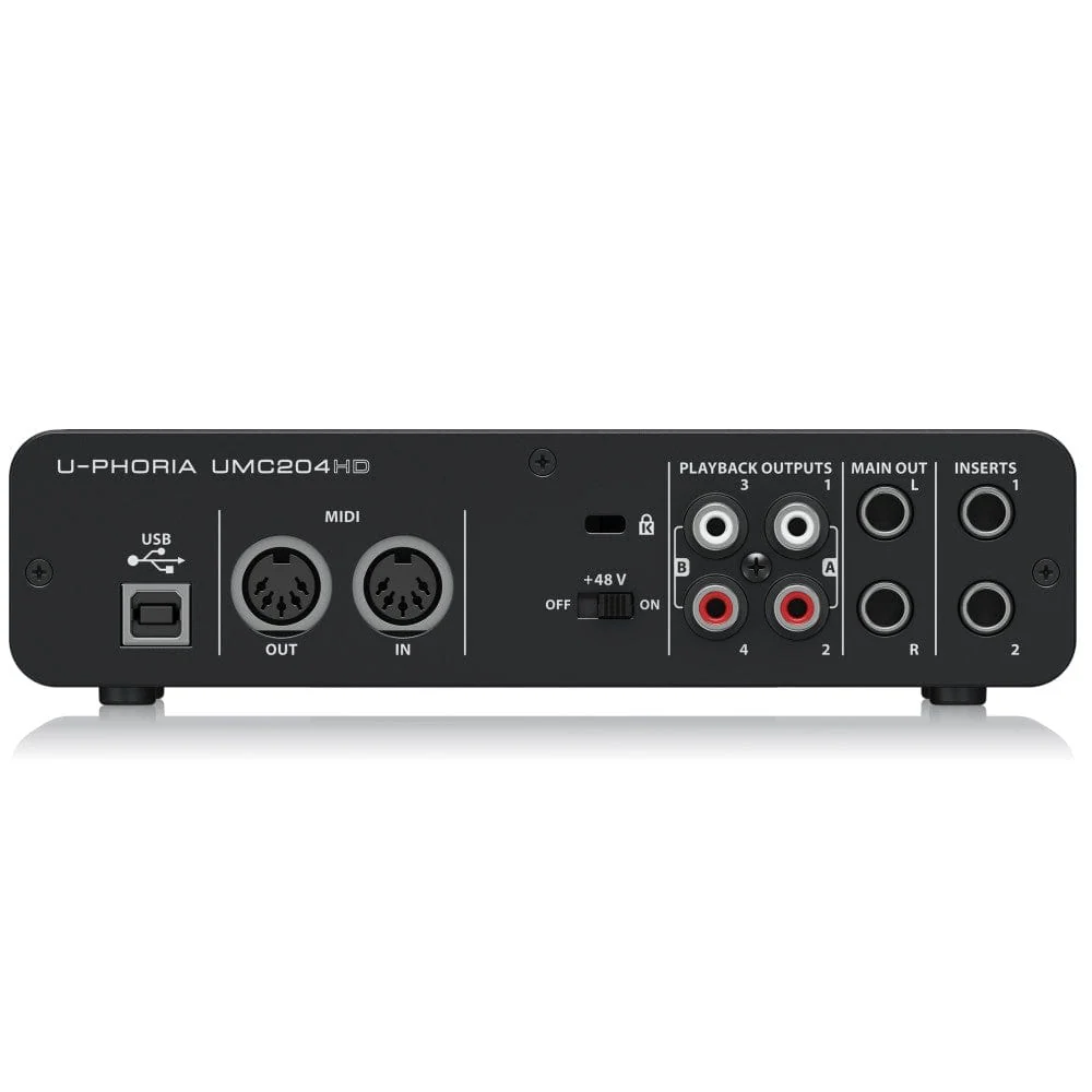 Behringer U-PHORIA UMC204HD 2X4 Audio Interface - Image 5