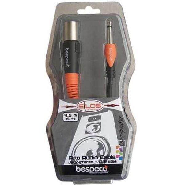 Bespeco SLJM600 Jack Mono To XLR 3 Pole Male - 6 Metres