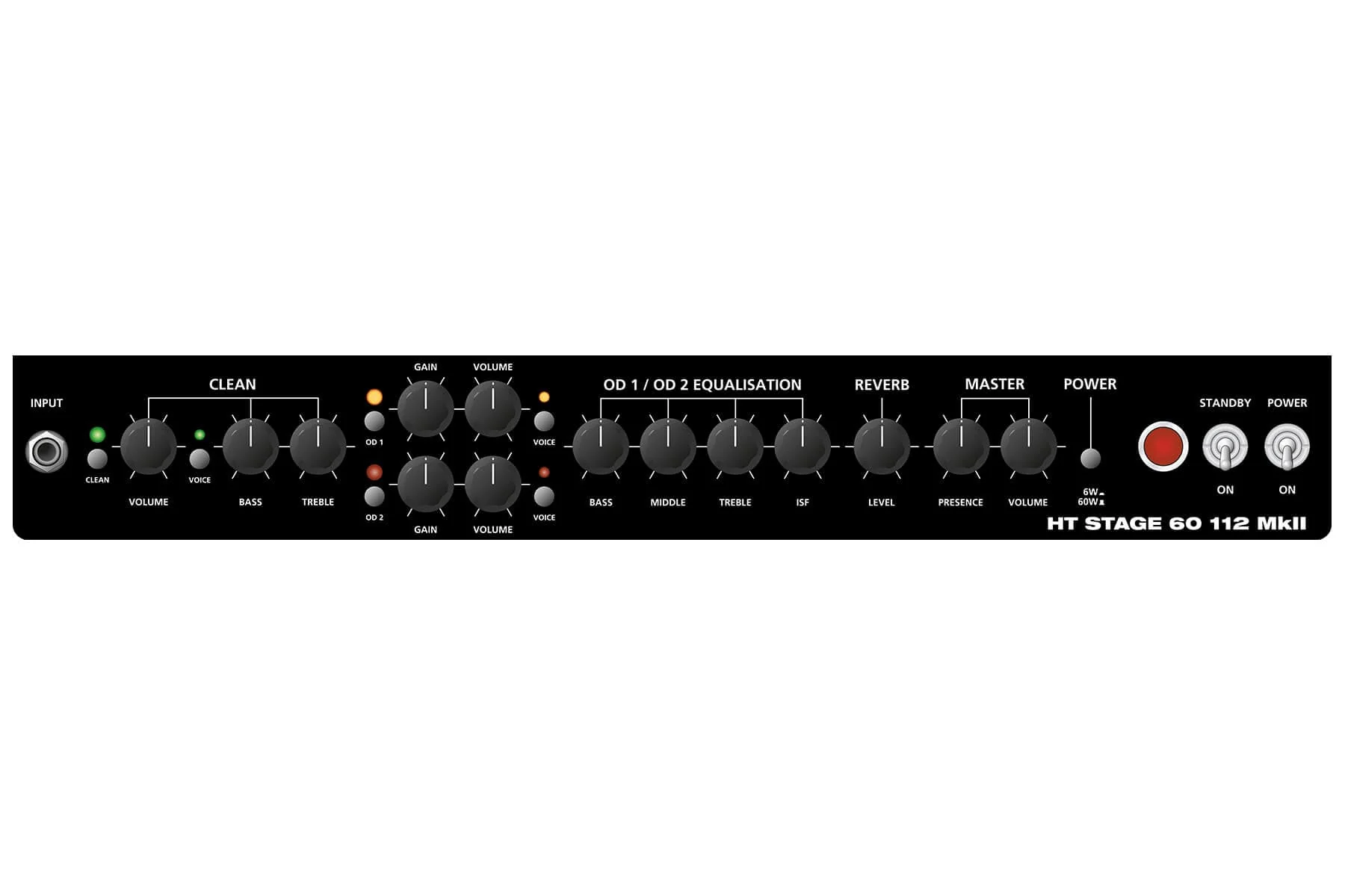 Blackstar HT STAGE 60 1X12inch MKII Tube Combo Guitar Ampifier - Image 5