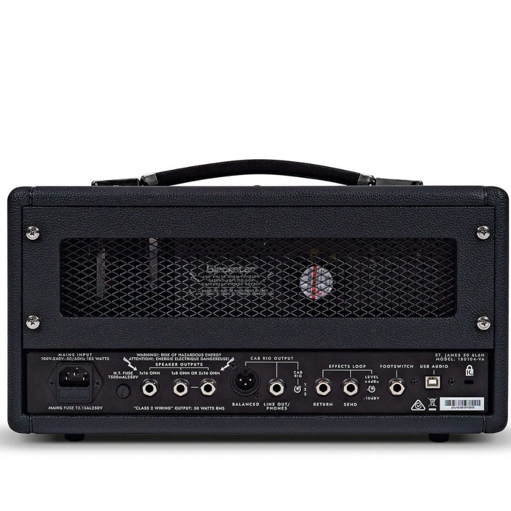 Blackstar St. James 50 6L6H 50 Watts Guitar Amplifier Head - Black - Image 2