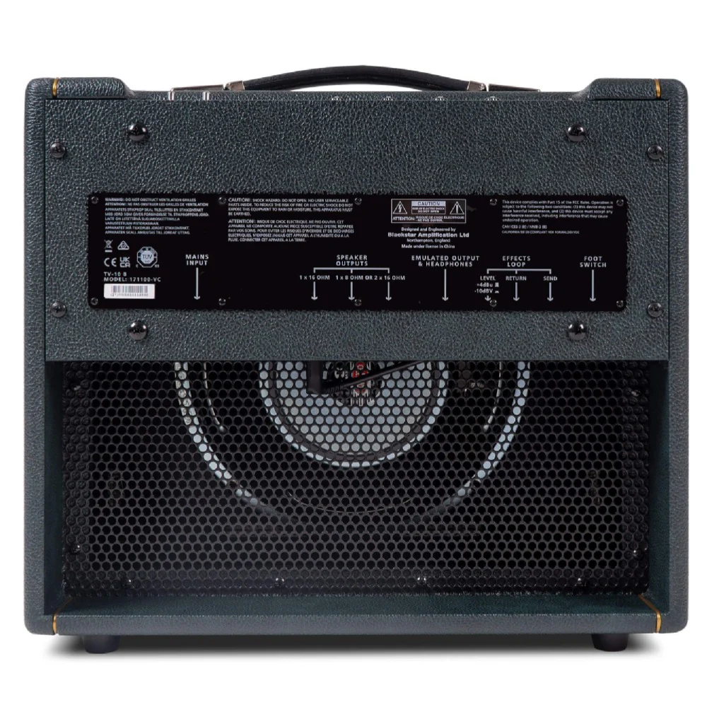 Blackstar TV-10 B EL34 Class A Single Ended 1x12 Valve Combo Guitar Amplifier - Image 4