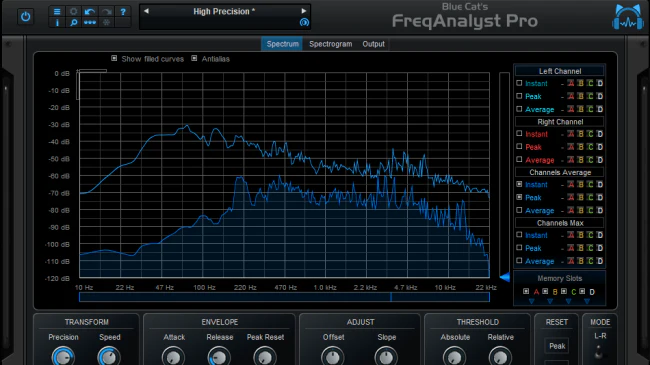 Blue Cat FreqAnalyst Pro Frequency Analyzer – Professional Audio Software & Plugin - Image 7