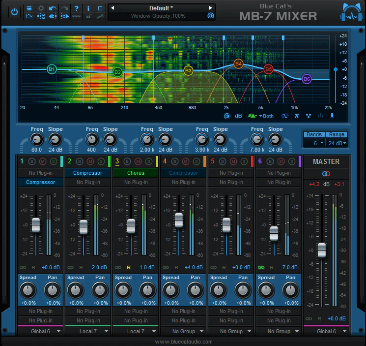Blue Cat MB-7 Mixer Mixing Console – Professional Audio Software & Plugin