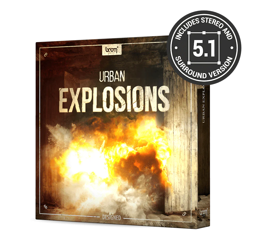 Boom Urban Explosion Sound Effects – Professional Audio Software & Plugin
