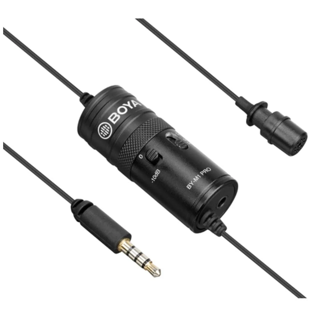Boya BY-M1 Pro Omnidirectional Lavalier Condenser Microphone - Open Box - Image 3