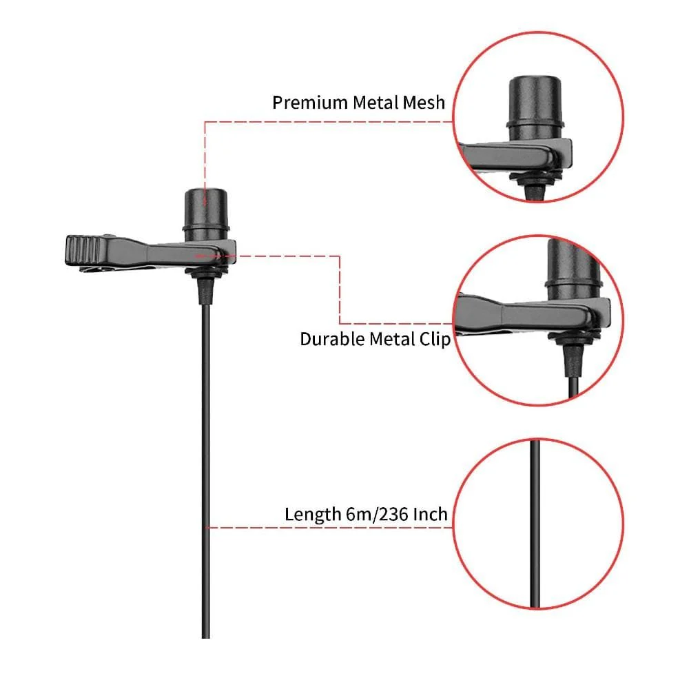 Boya BY-M1 Pro Omnidirectional Lavalier Condenser Microphone - Open Box - Image 5