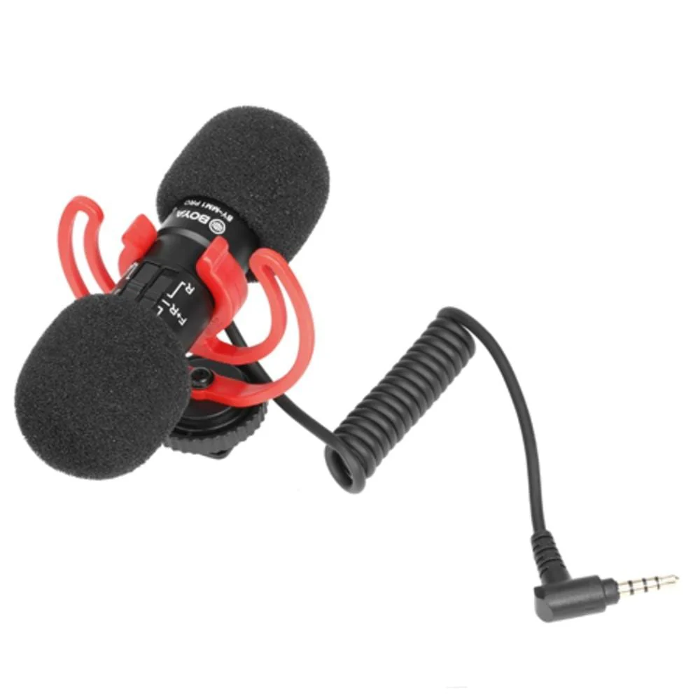 Boya BY-MM1 PRO Ultracompact Camera-Mount Dual-Capsule Shotgun Microphone - Open Box - Image 3