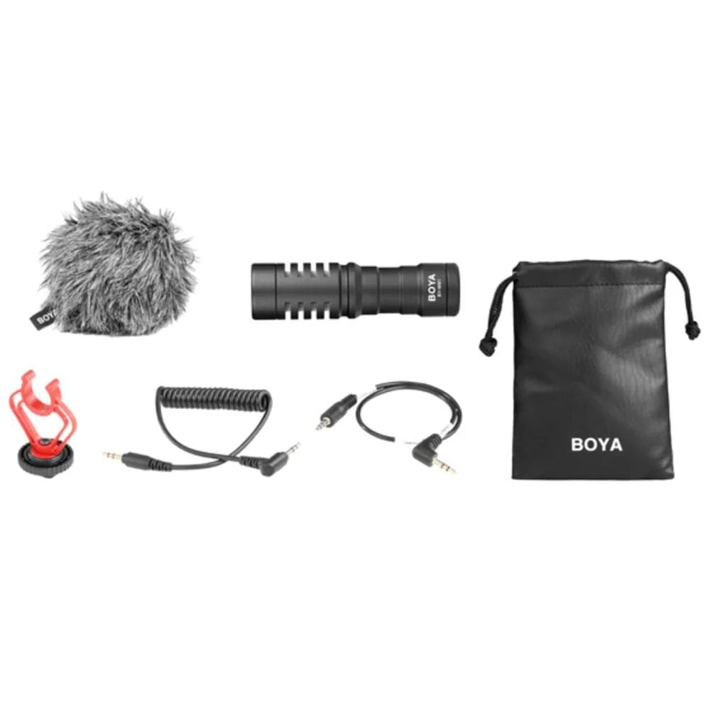 Boya BY-MM1 Universal Cardioid Condenser Microphone - Black - Image 4