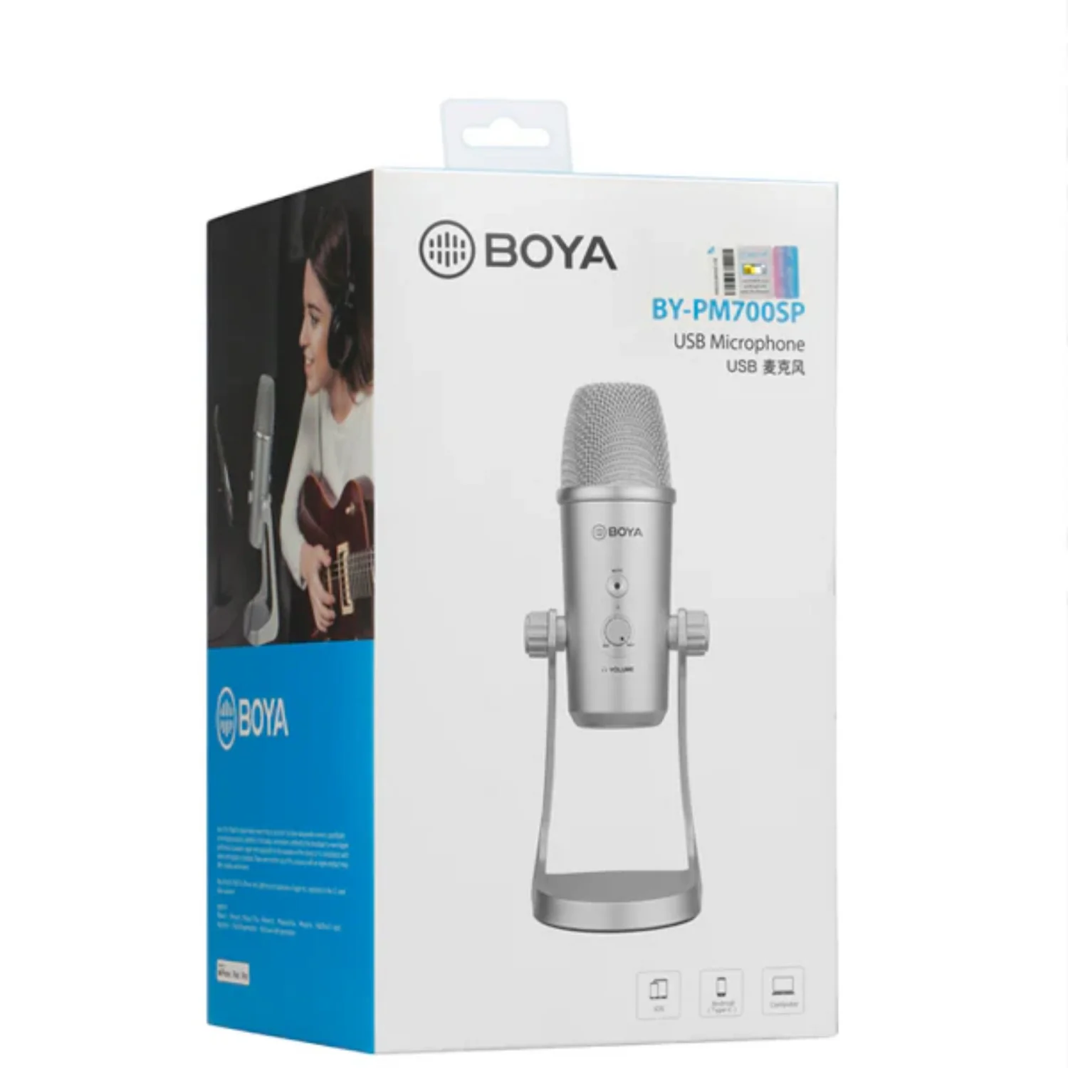 Boya BY-PM700SP USB Condenser Microphone For iOS Android Windows Mac Devices - Image 4