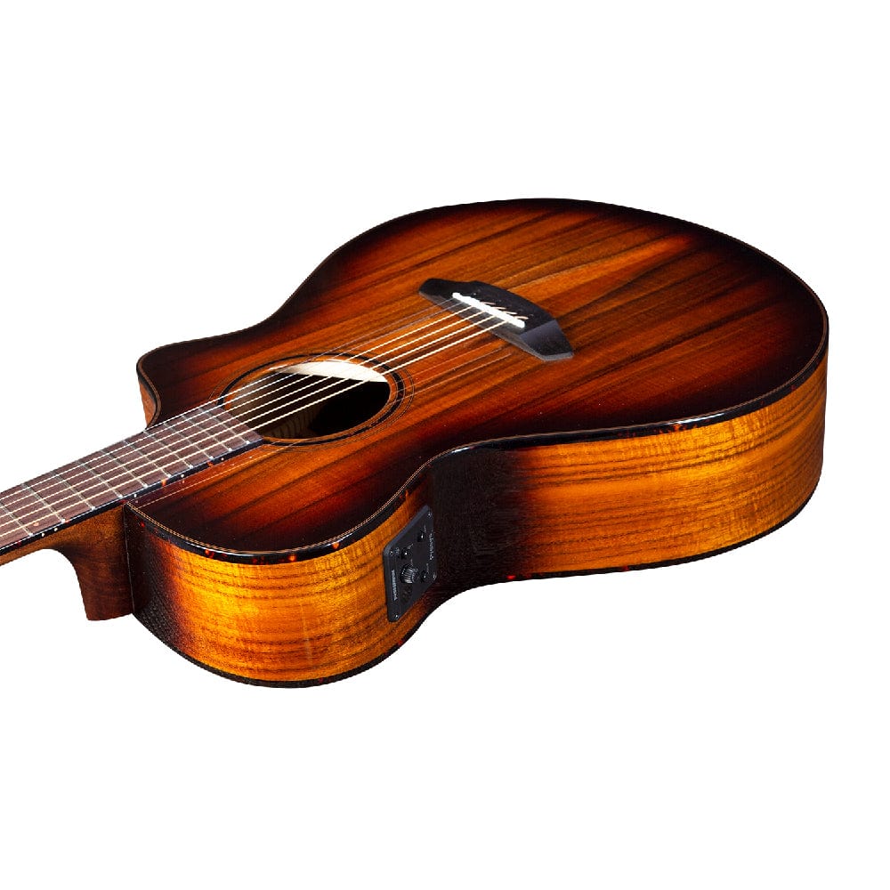 Breedlove Pursuit Exotic S Concert Edgeburst CE Koa-Koa Electro Acoustic Guitar - Image 5