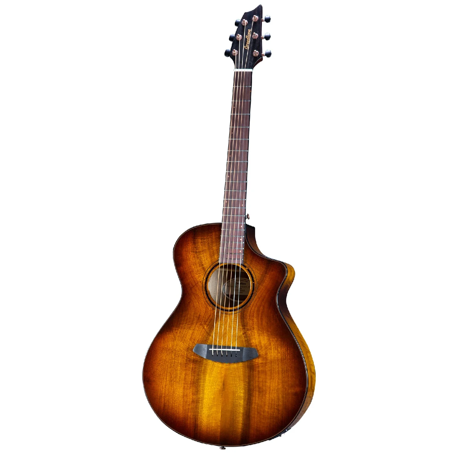 Breedlove Pursuit Exotic S Concert Tiger's Eye CE 6 String Electro Acoustic Guitar - Image 3