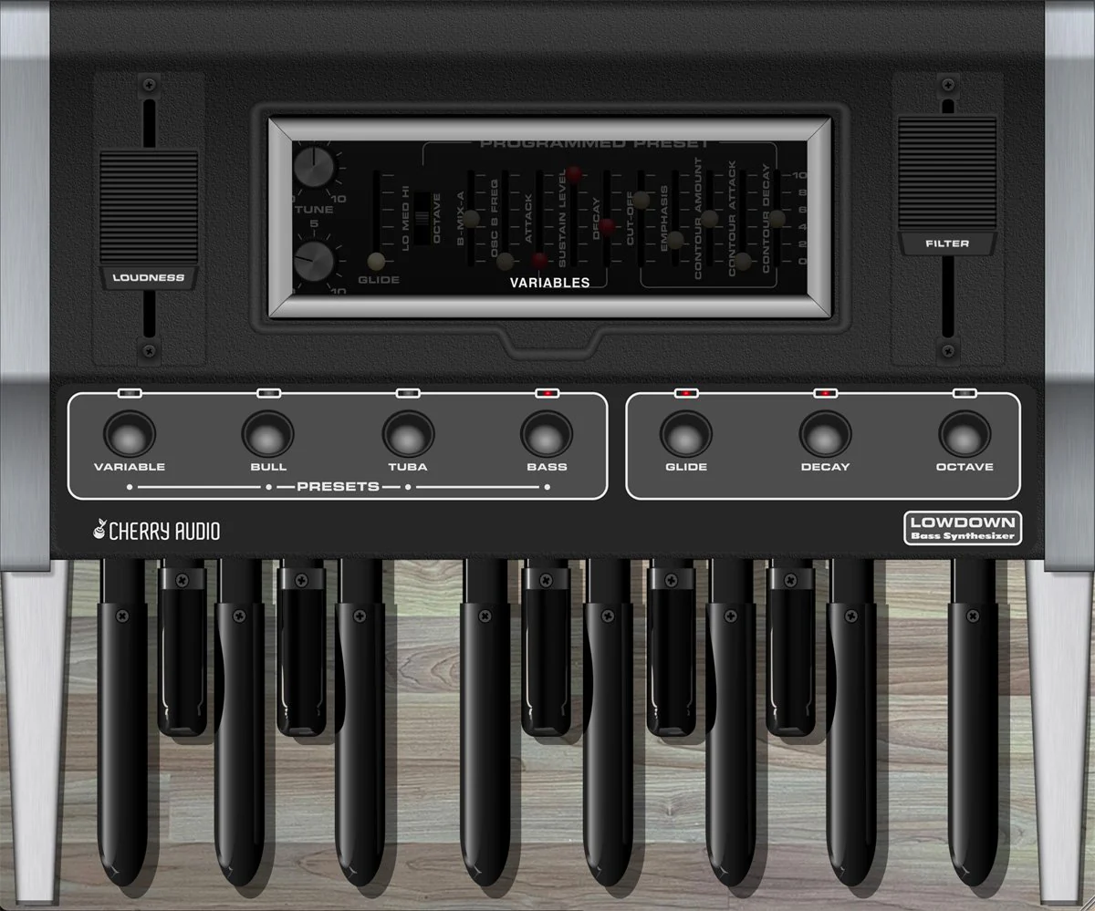 Cherry Audio Lowdown Bass Synthesizer โ Professional Audio Software & Plugin - Image 5