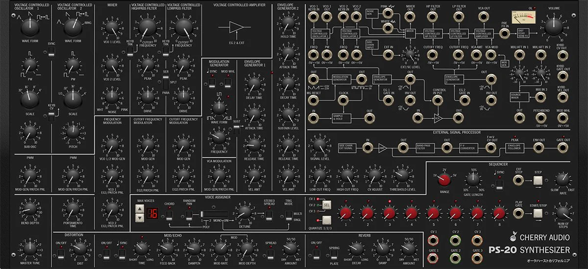 Cherry Audio PS-20 Synthesizer – Professional Audio Software & Plugin - Image 4