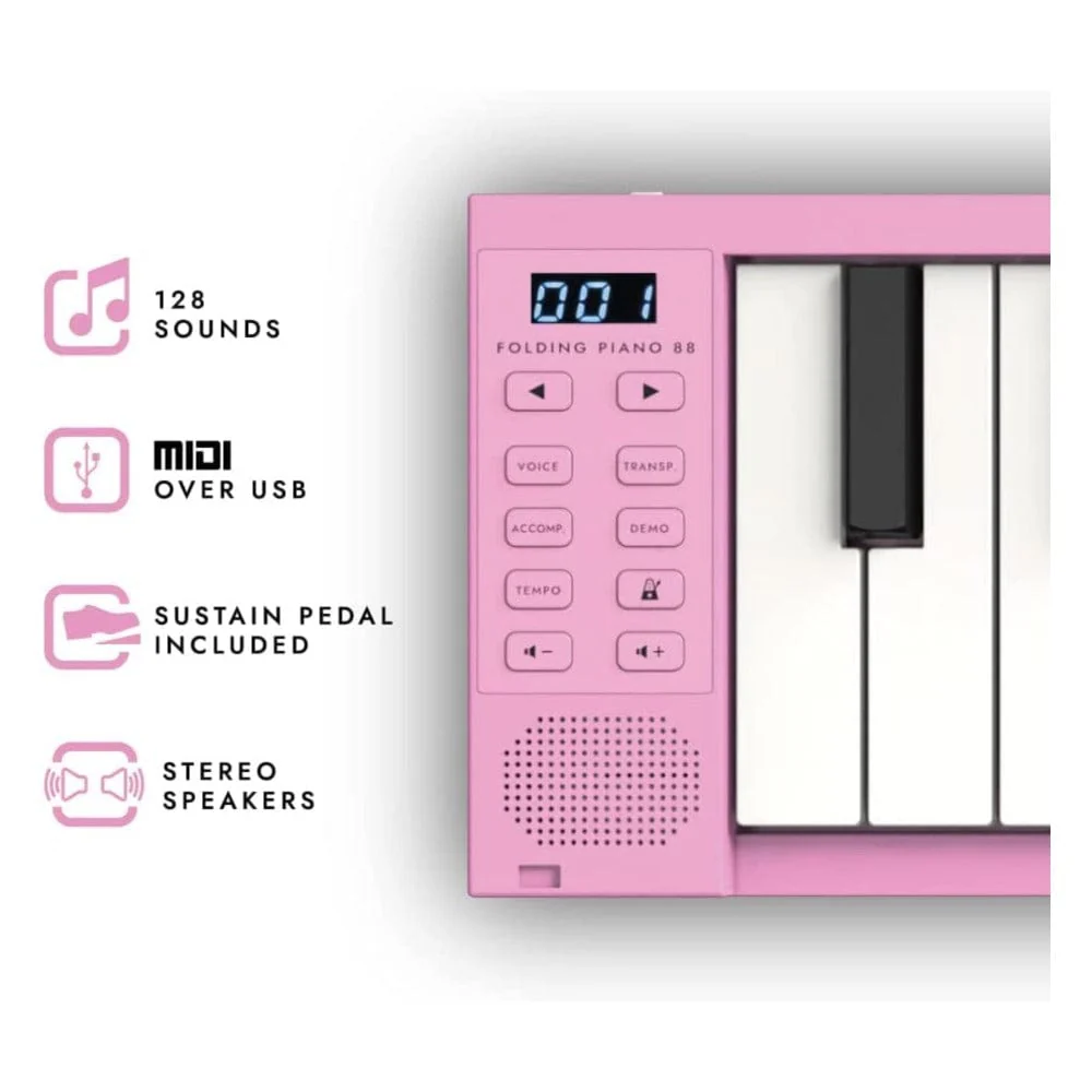 Carry-on FP88 88 Keys Folding Digital Piano - Image 13