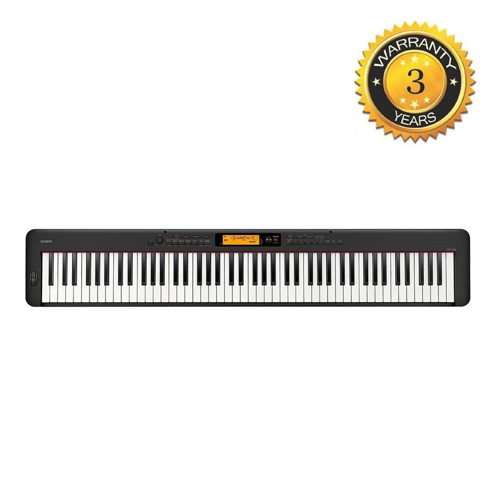 Casio CDP-S350 Contemporary 88 Key Digital Piano - Black - Image 2