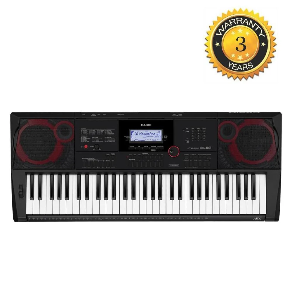 Casio CT-X8000IN 61-Key Portable Keyboard with Adapter - Image 2