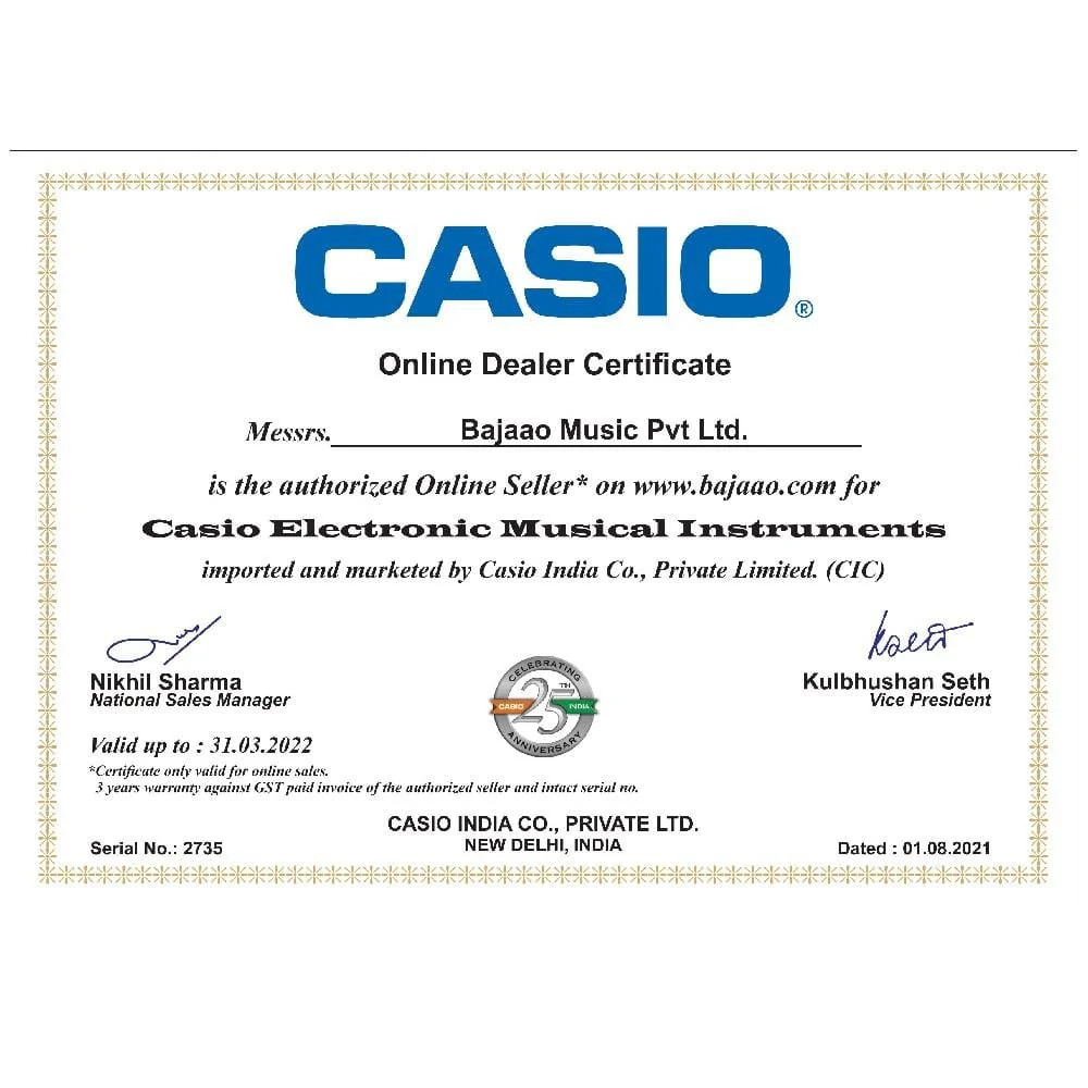 Casio CT-X8000IN 61-Key Portable Keyboard with Adapter - Image 7