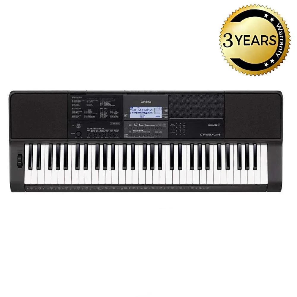 CAS-CTX870IN Portable Keyboard With Adapter - Image 2