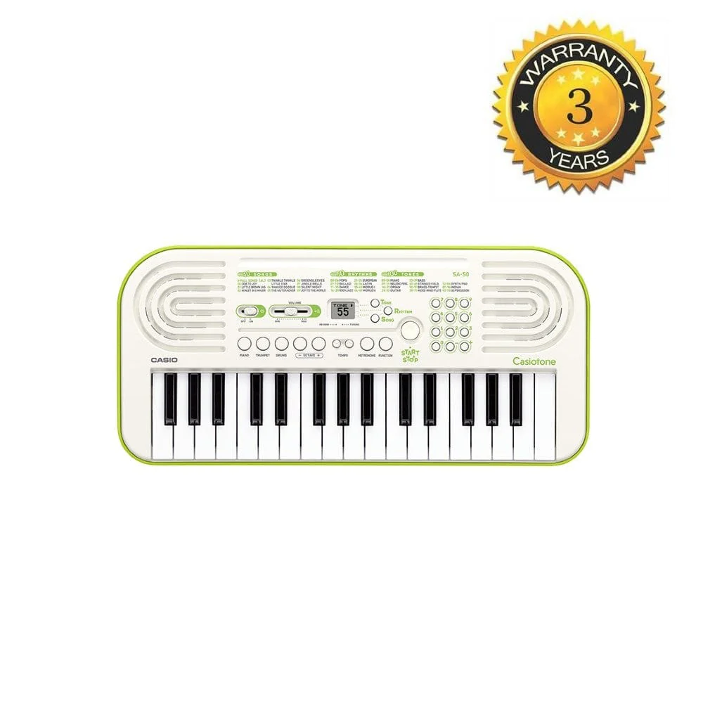 Casio SA-50 Casiotone 32 Key Kids Mini Portable Keyboard - Image 20
