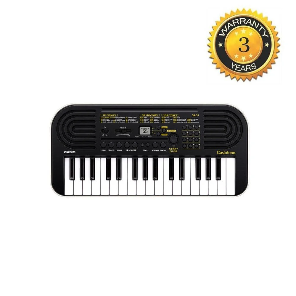 Casio SA-51 Casiotone 32 Key Kids Mini Portable Keyboard - Image 2